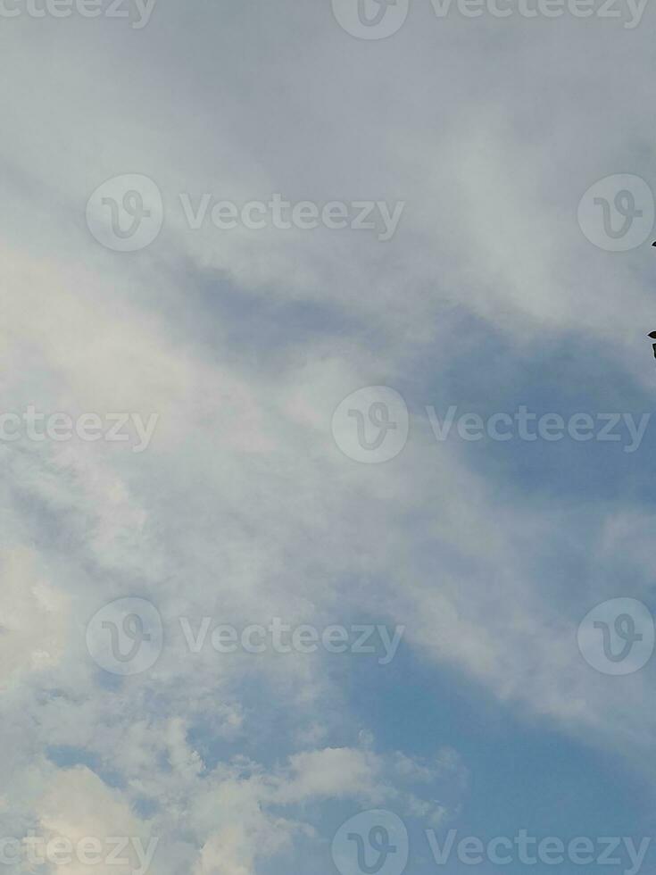 White clouds on the blue sky perfect for the background photo