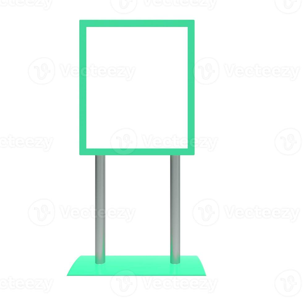 Billboard advertising in synthetic setting photo