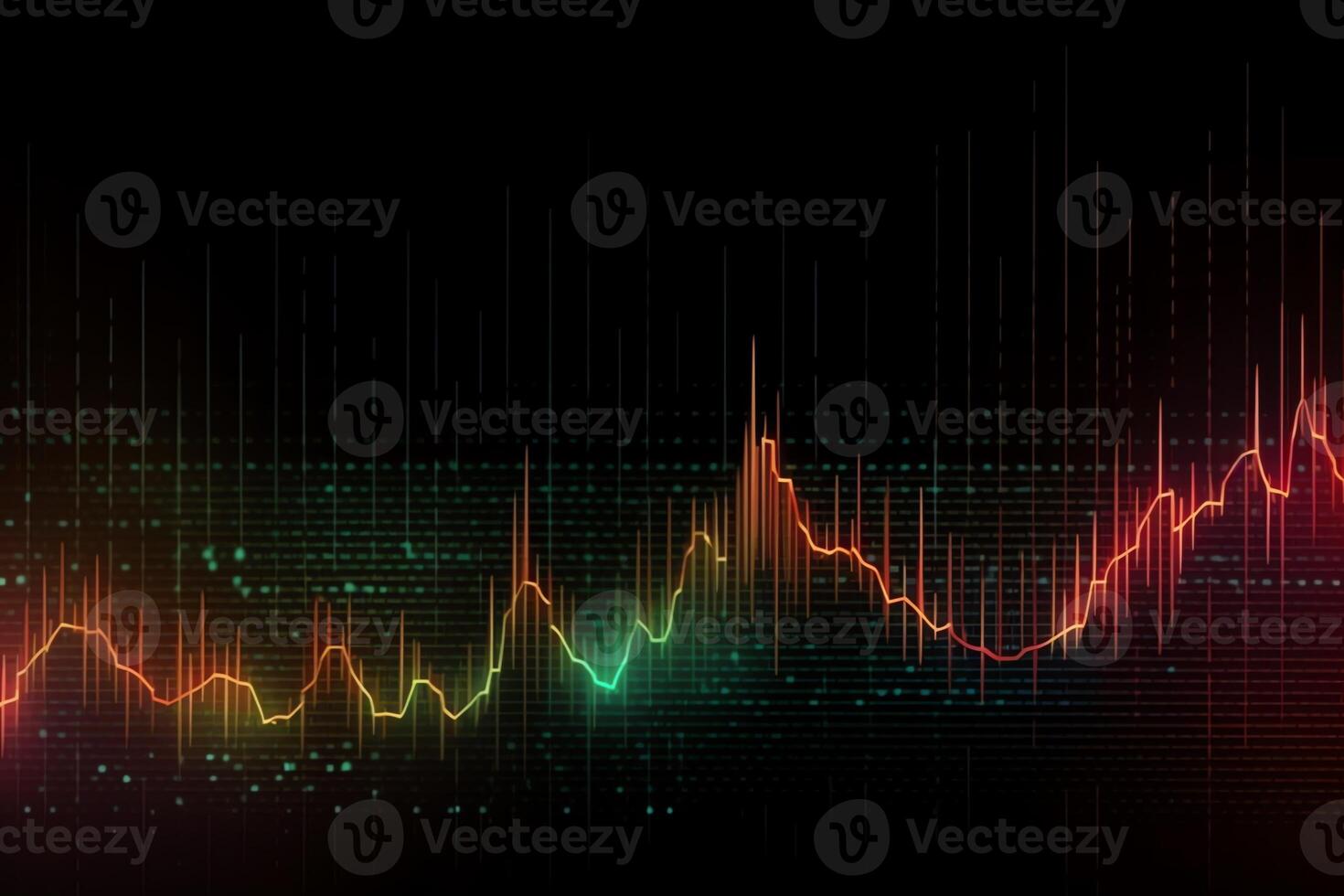 Abstract background chart market trading plat m chart. photo