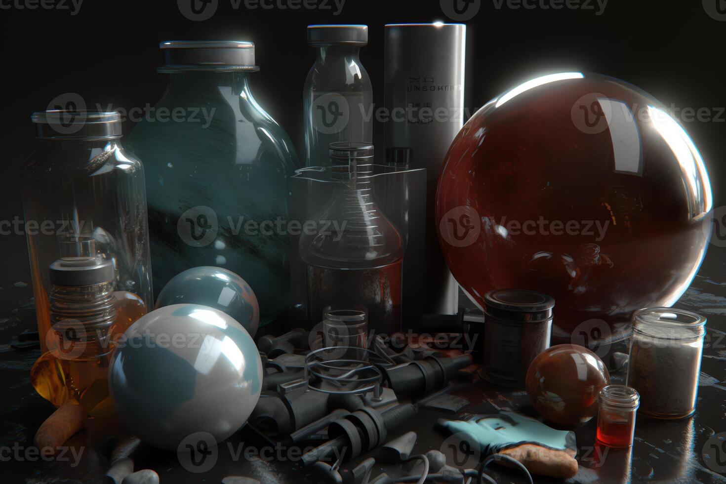 Scifi materials. aesthetic photo