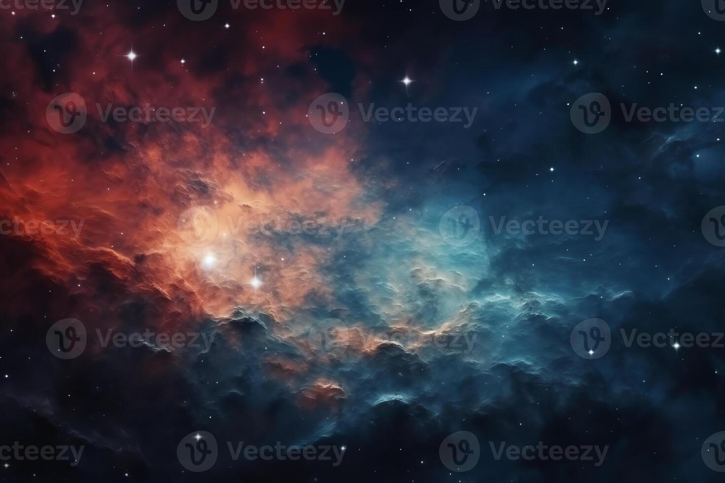 vistoso espacio galaxia nube nebulosa stary noche cosmos universo Ciencias astronomía supernova antecedentes fondo de pantalla. ai generado foto