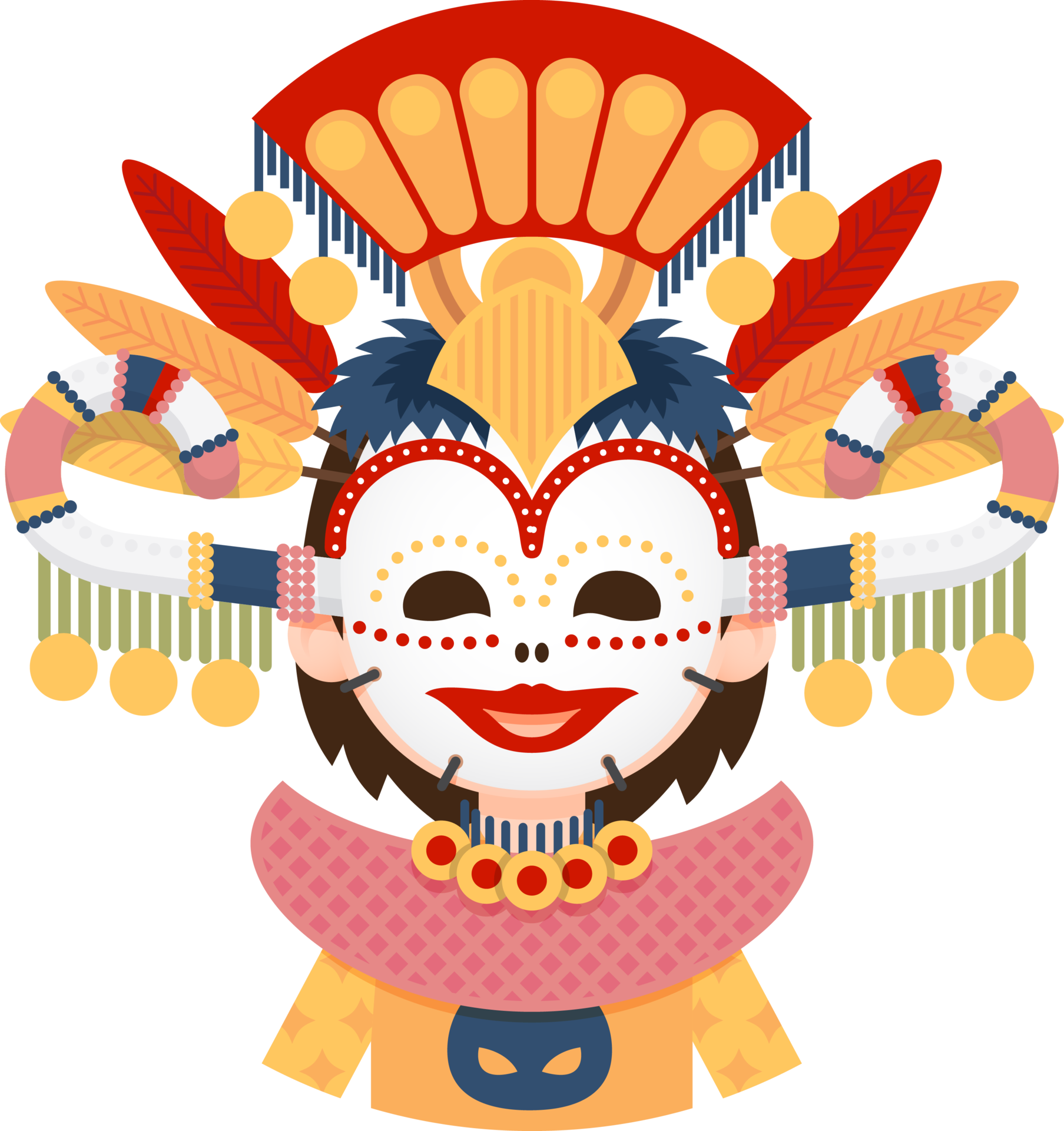 Masskara festival Dancer Philippines 23378755 PNG