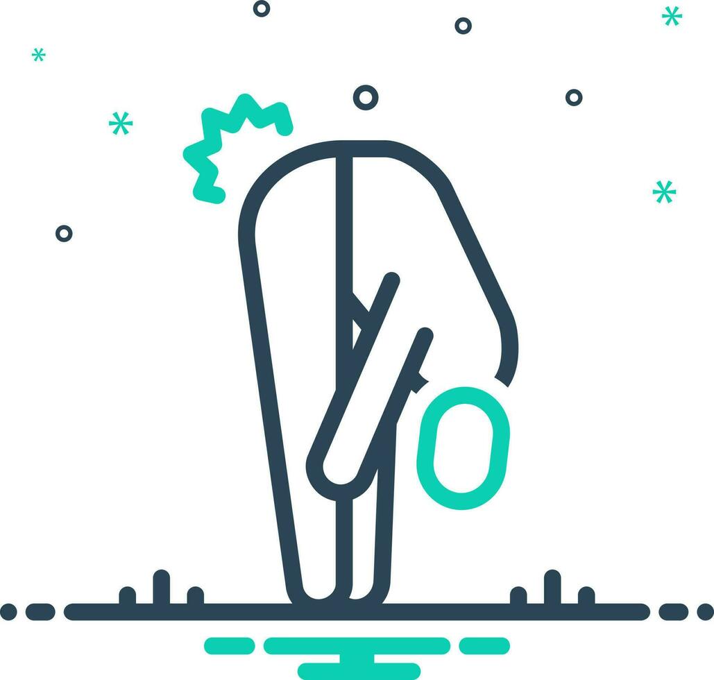 mix icon for bend vector