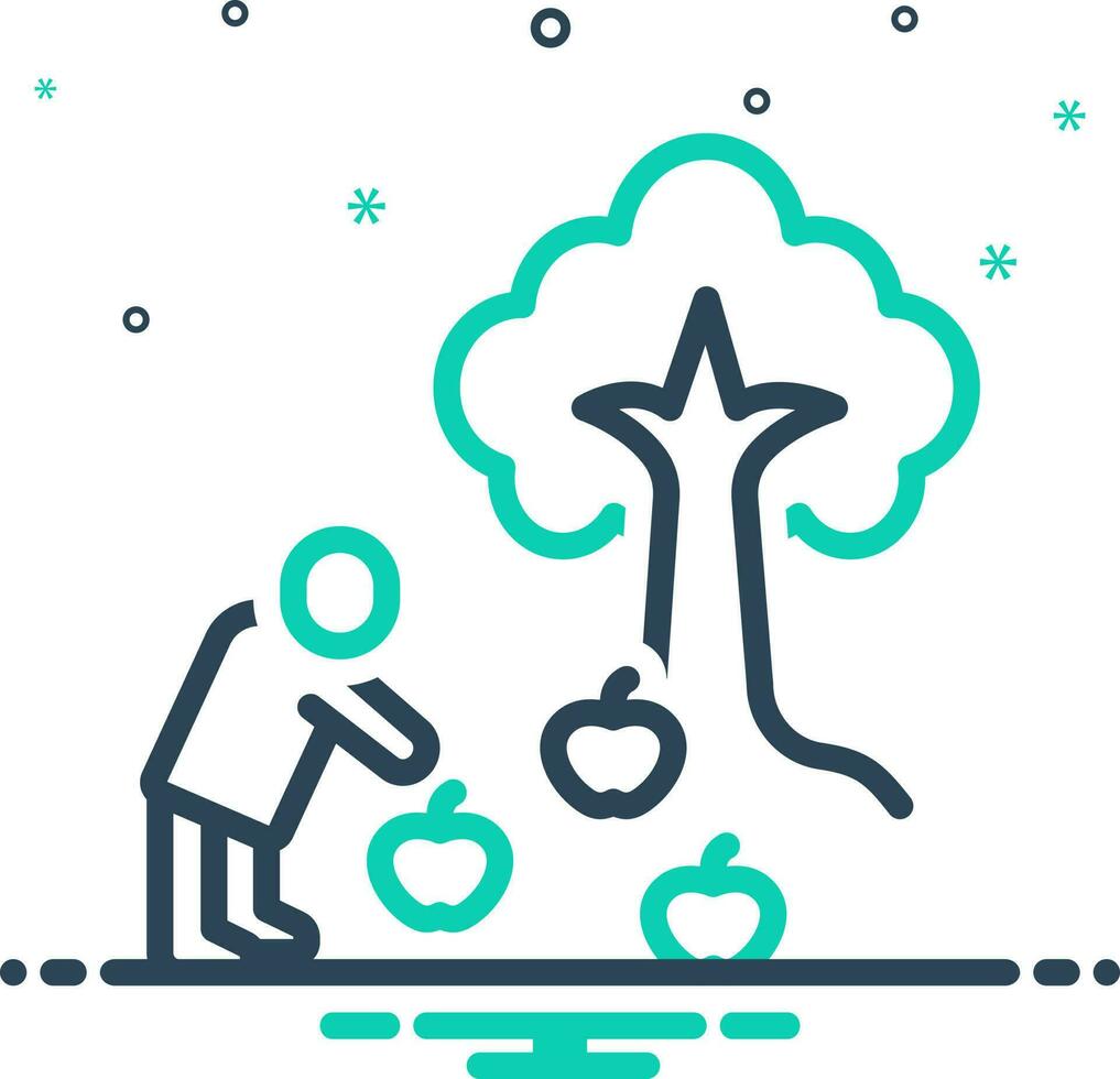 mix icon for pick vector