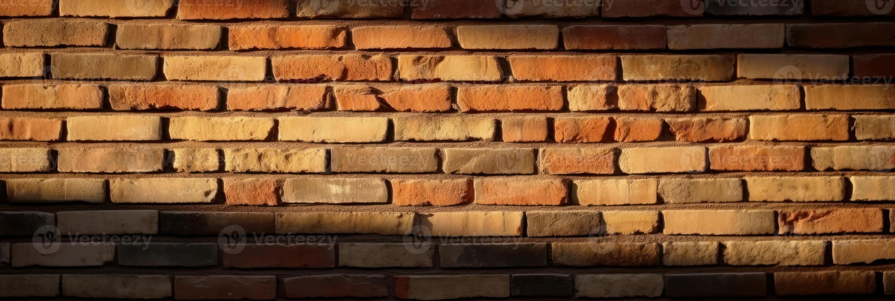 Brick wall background, Brick wall texture Created photo