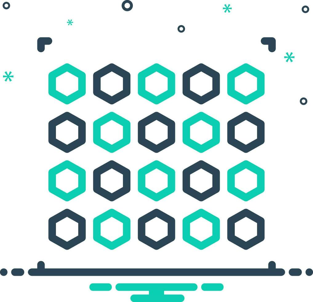 mix icon for much vector