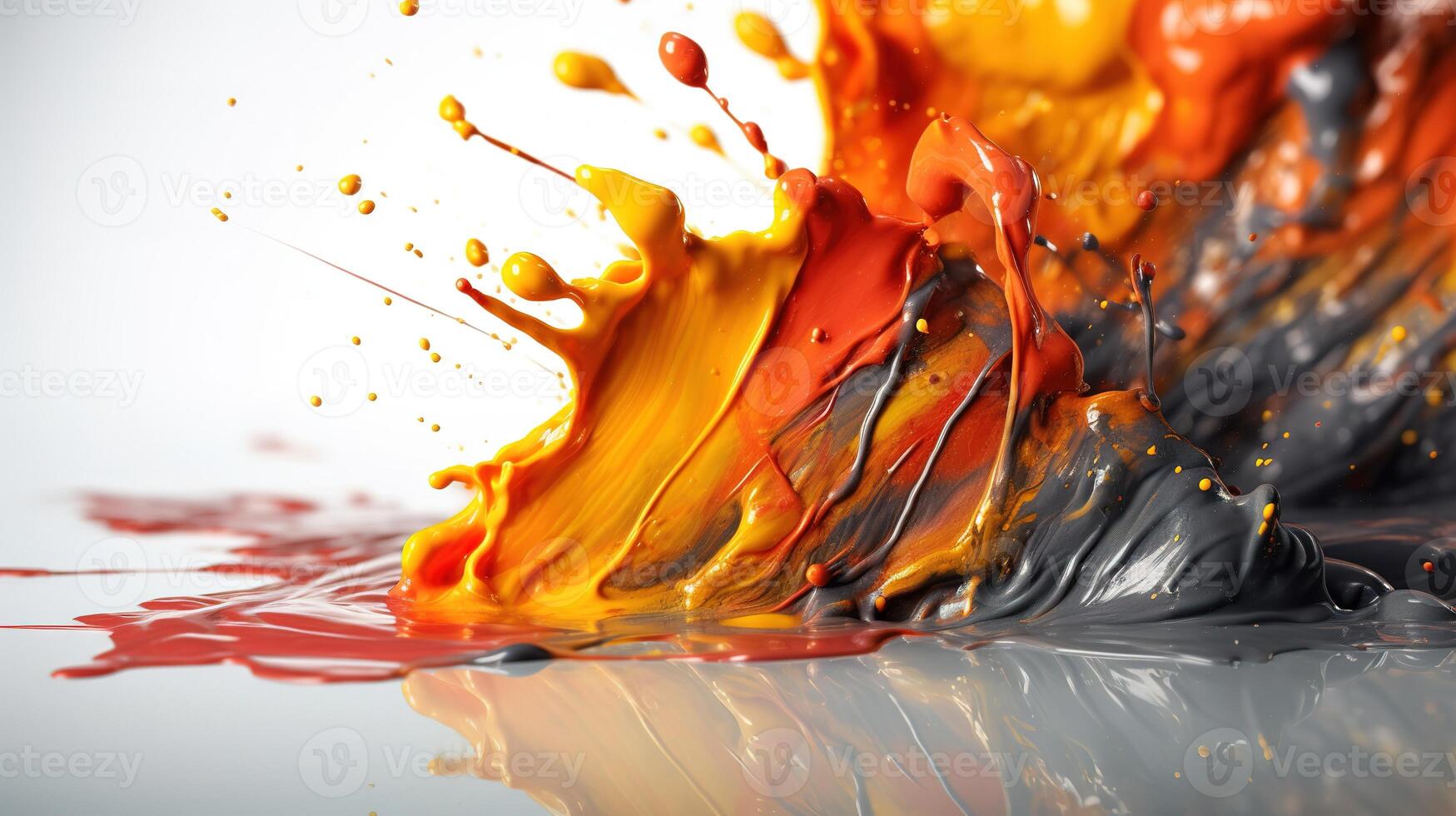 Colorful Paint Texture Background. photo