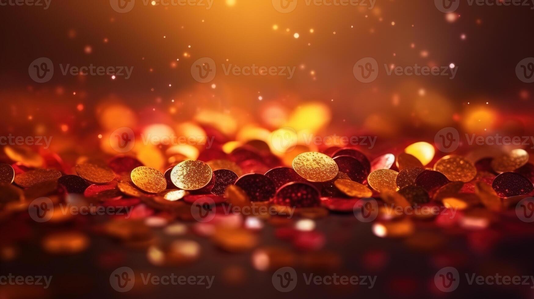 Sparkling Luxury, Glitter, Bokeh Sparkles, and Particles. photo
