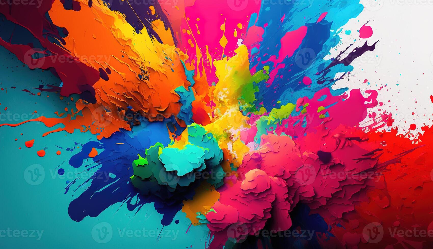 Colorful Paint Texture Background. photo
