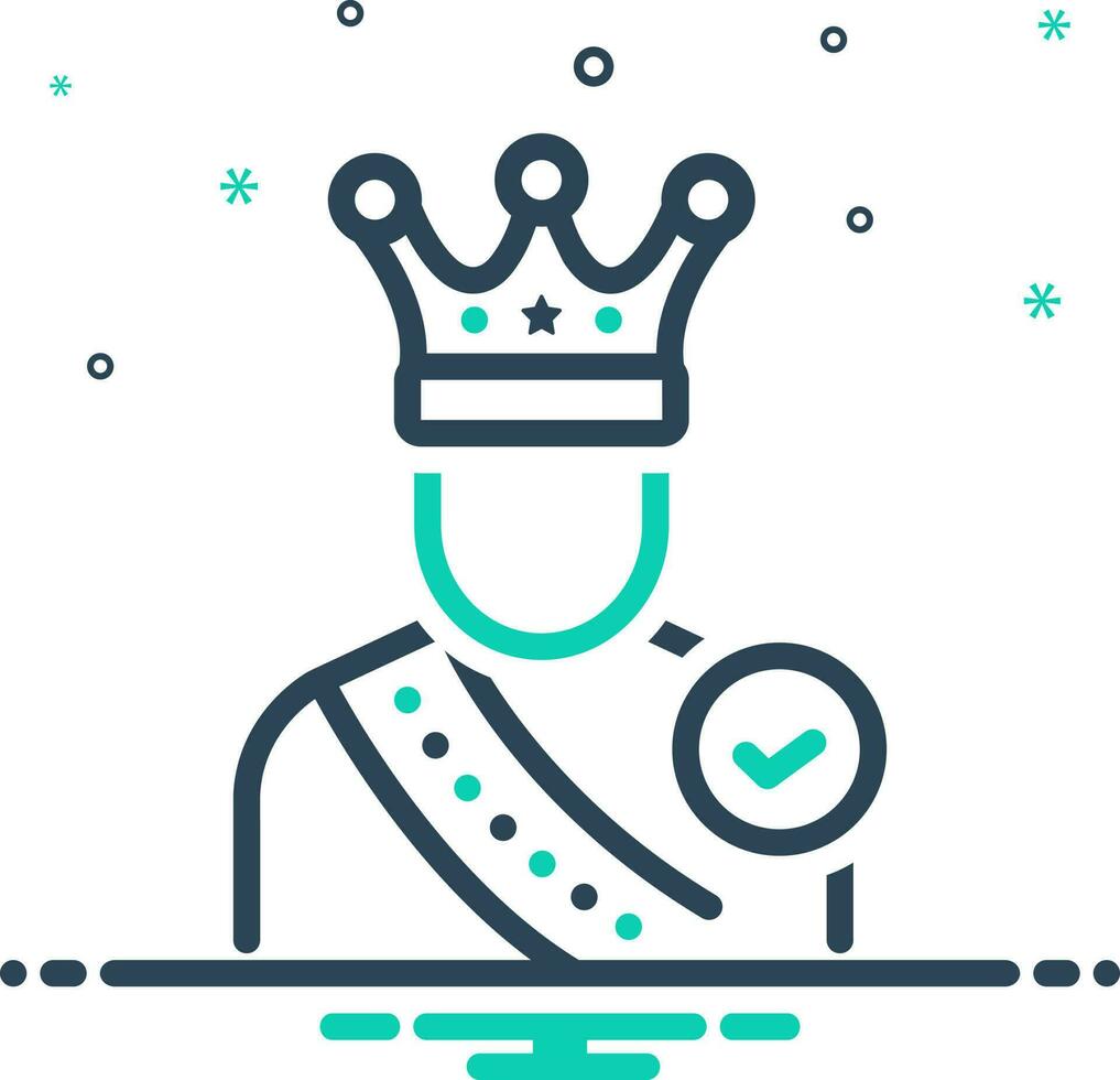 mix icon for selected vector