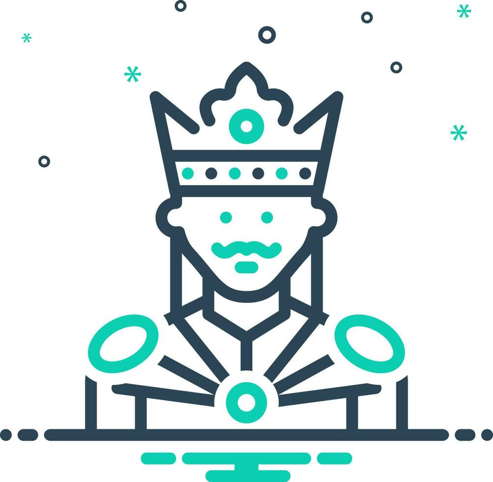 mix icon for prince vector
