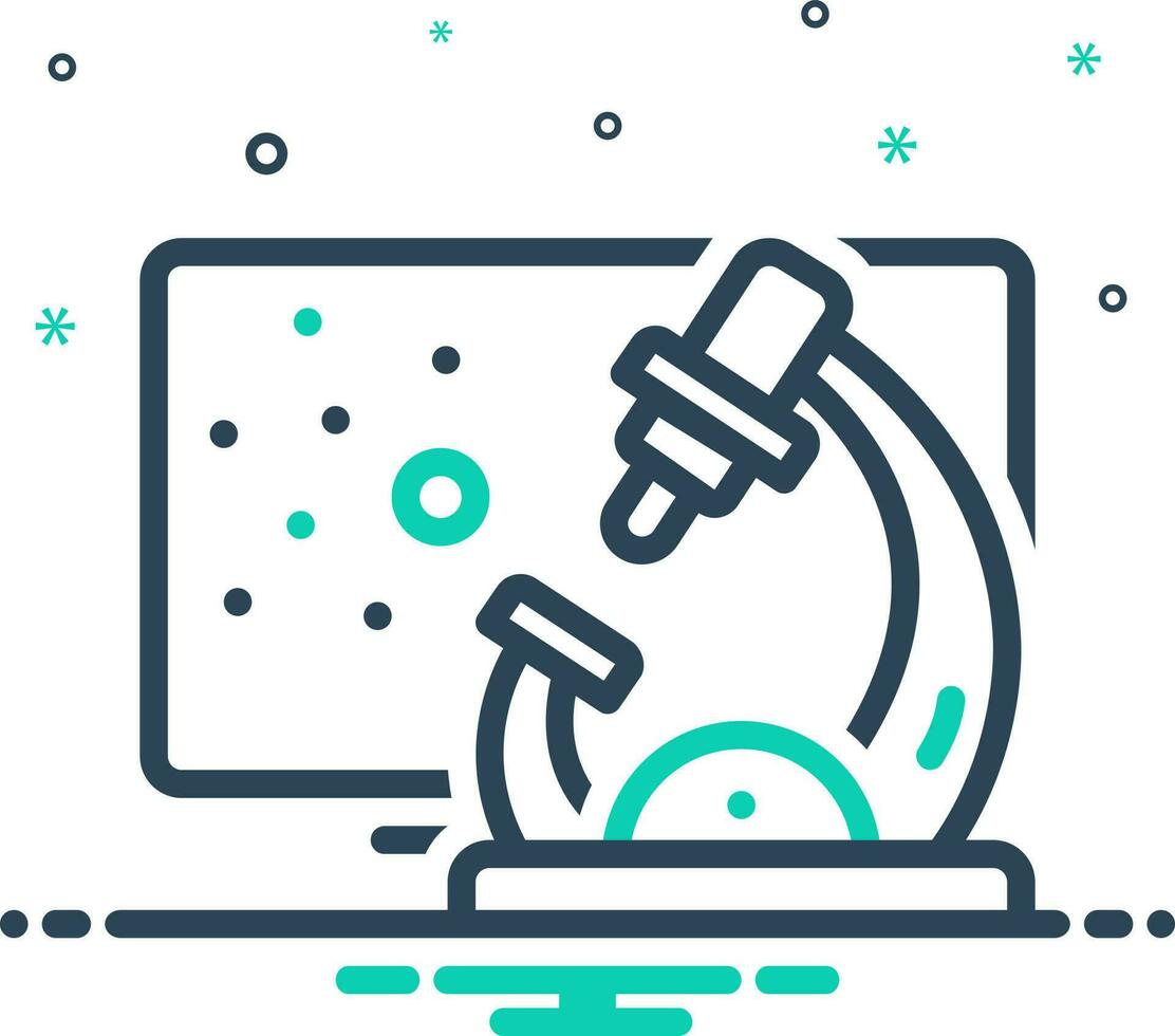 mix icon for pathology vector