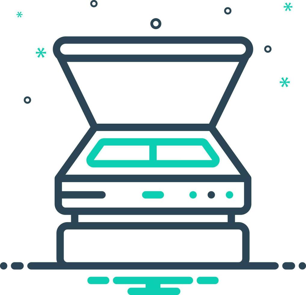 mix icon for scanners vector