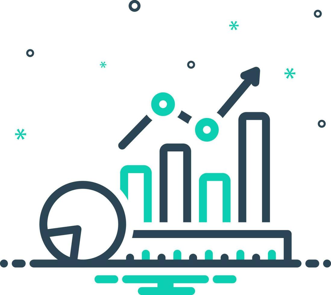 mix icon for metrical vector