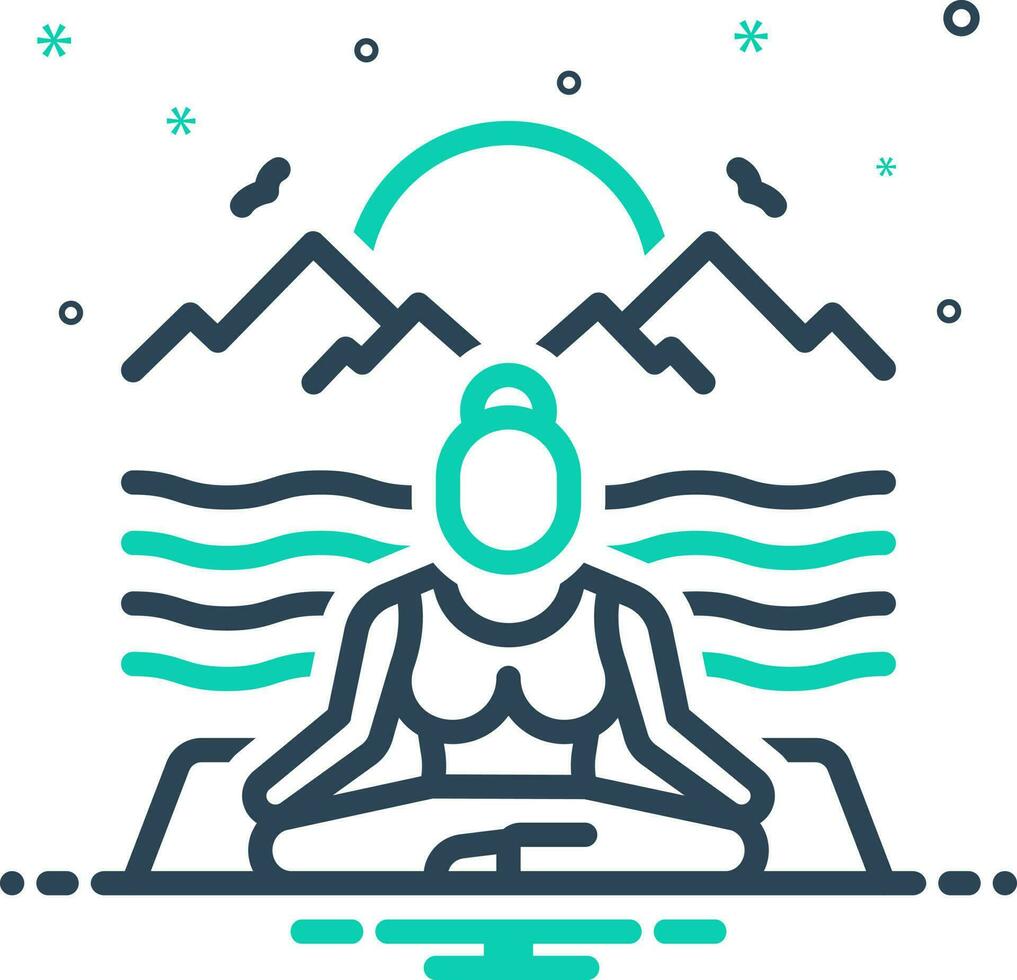 mix icon for minds vector