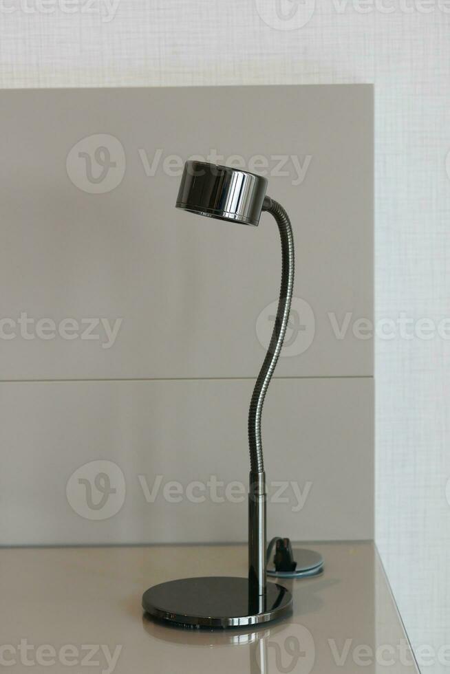 lamp on table close up photo