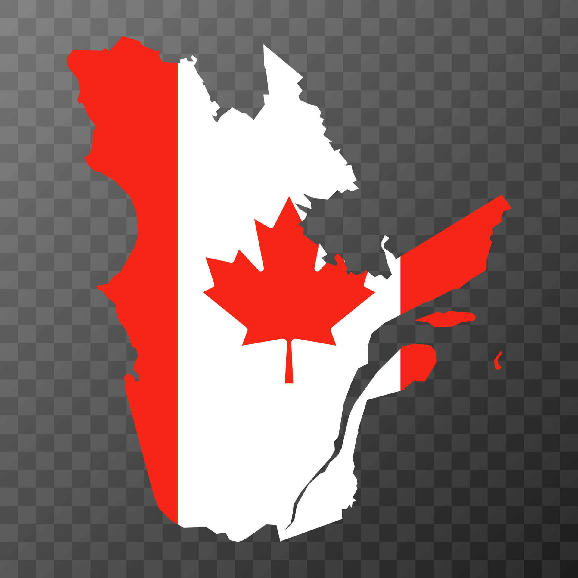 Quebec map, province of Canada. Vector illustration. 23382986 Vector