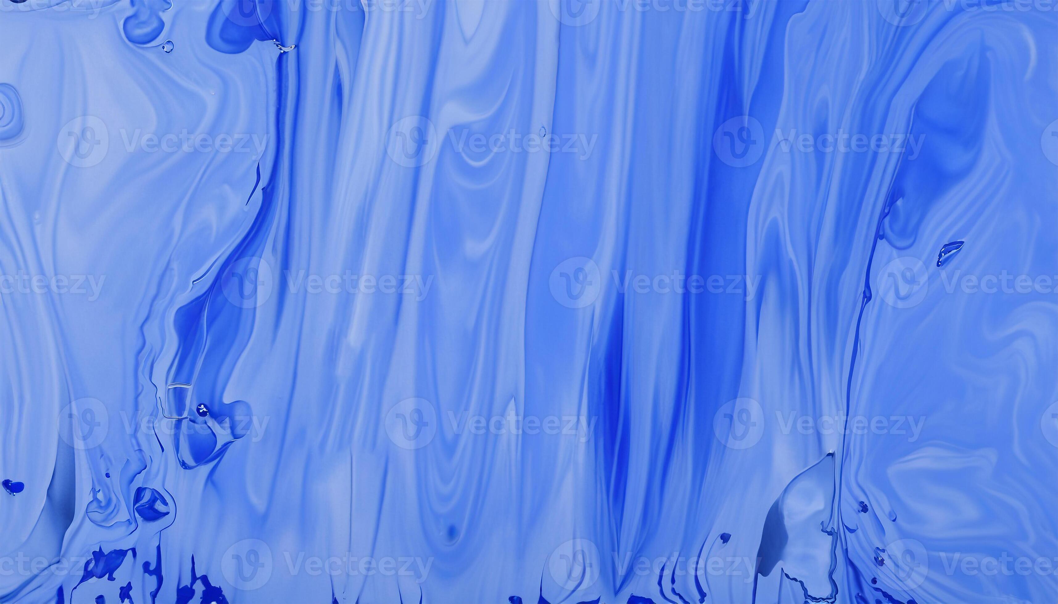 Abstract art blue paint background with liquid fluid grunge texture, Ai