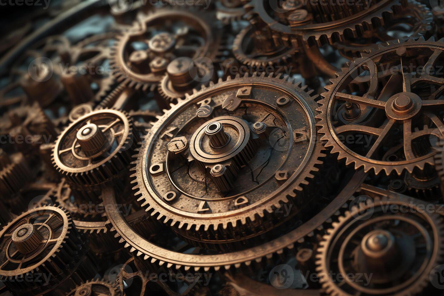 close up gears set for unity meaning on isolated background - Ace Machine,  Inc