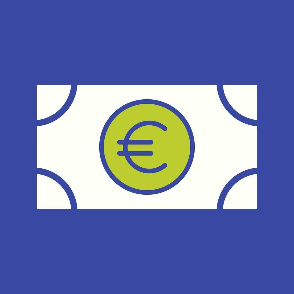 icono de vector de euro