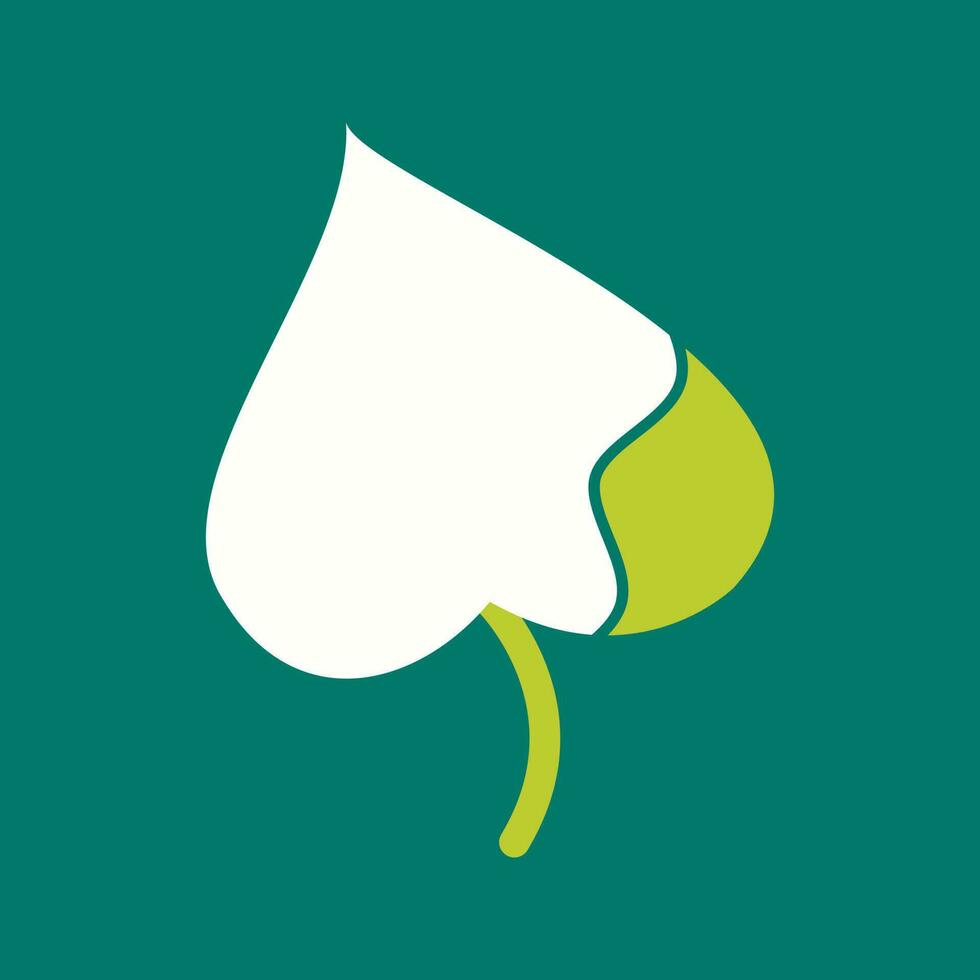 Broken Leaf Vector Icon