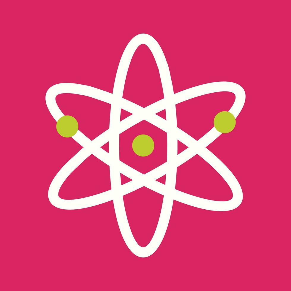 Atomic Structure Vector Icon