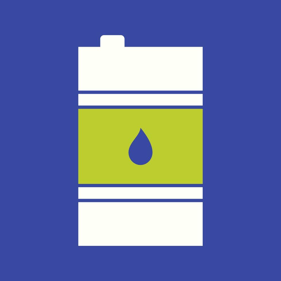 Oil Barrel Vector Icon