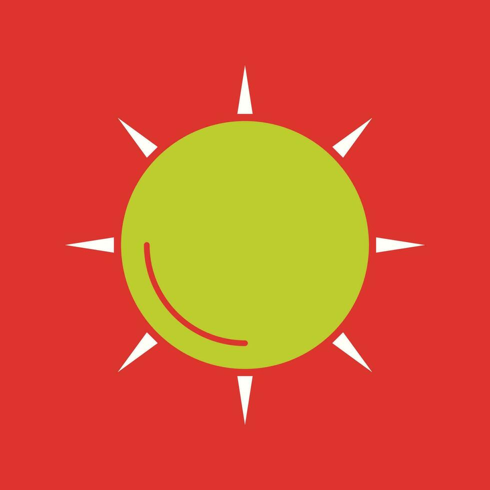 Sun Vector Icon