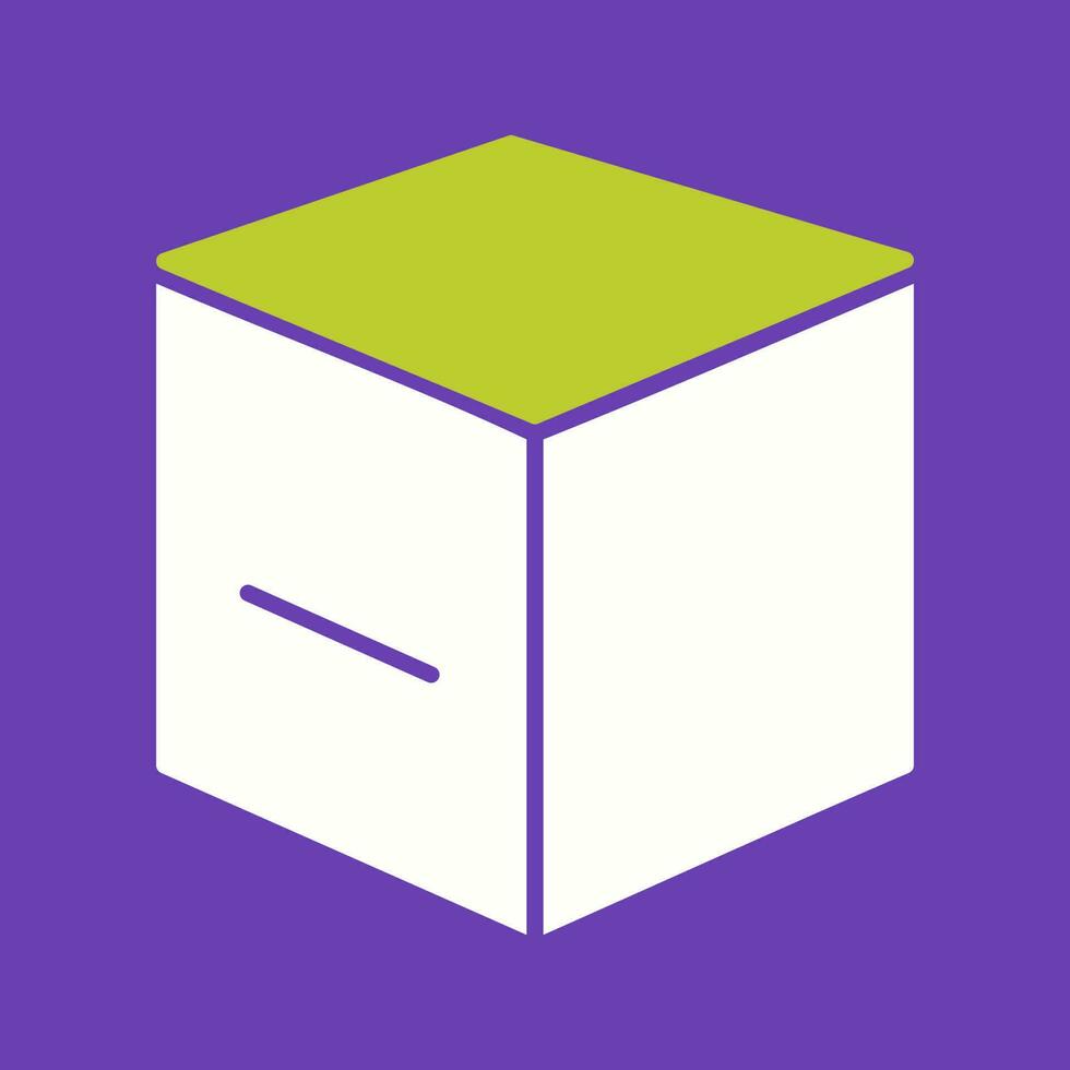 Cube Vector Icon