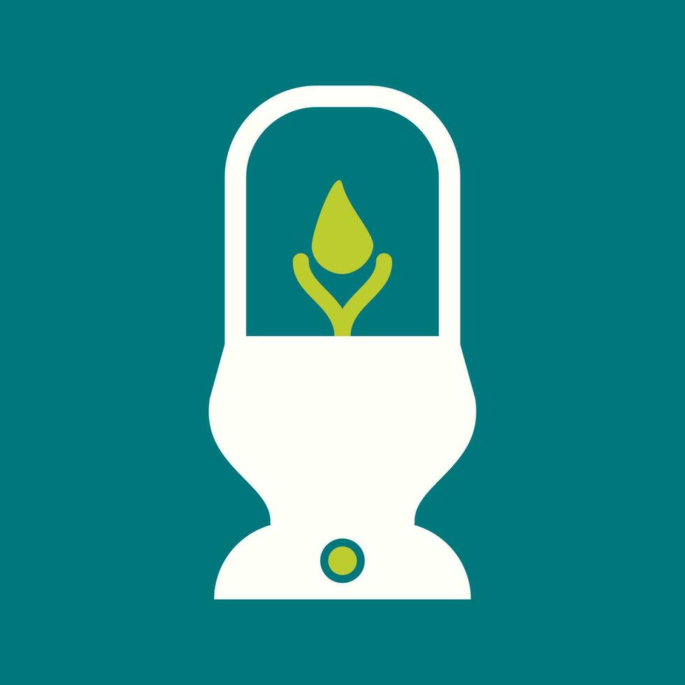 Lit Lamp Vector Icon