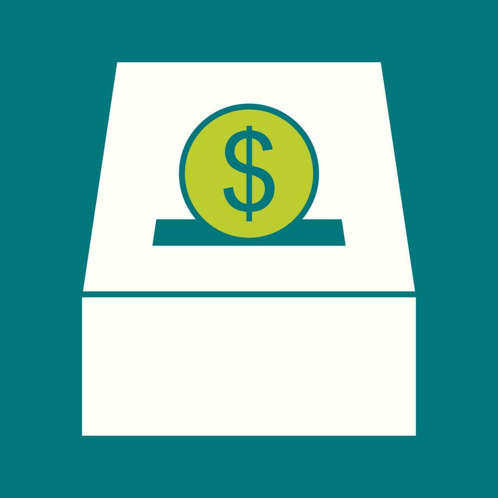 Charity Box Vector Icon