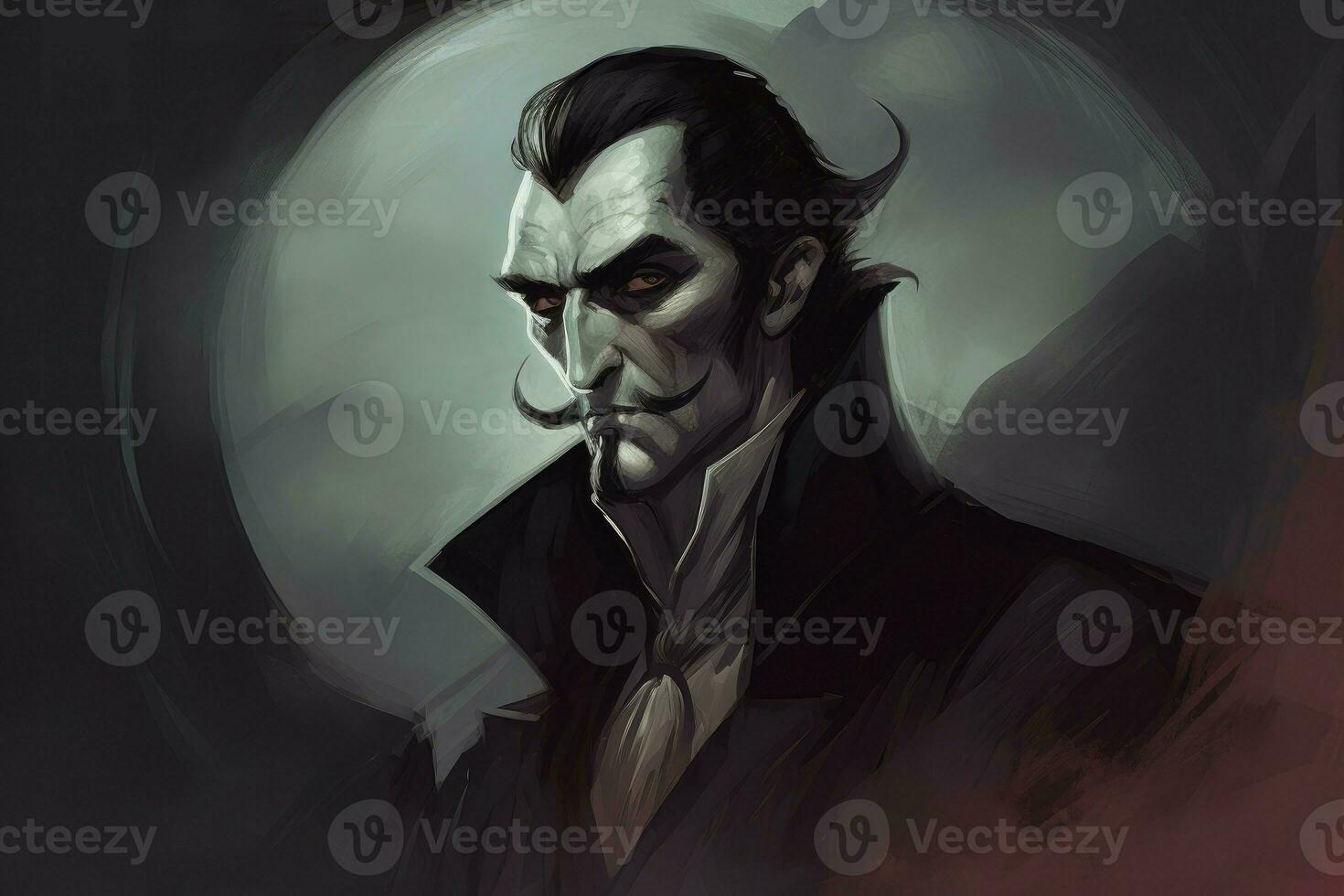 Dracula vampire. Generate AI photo