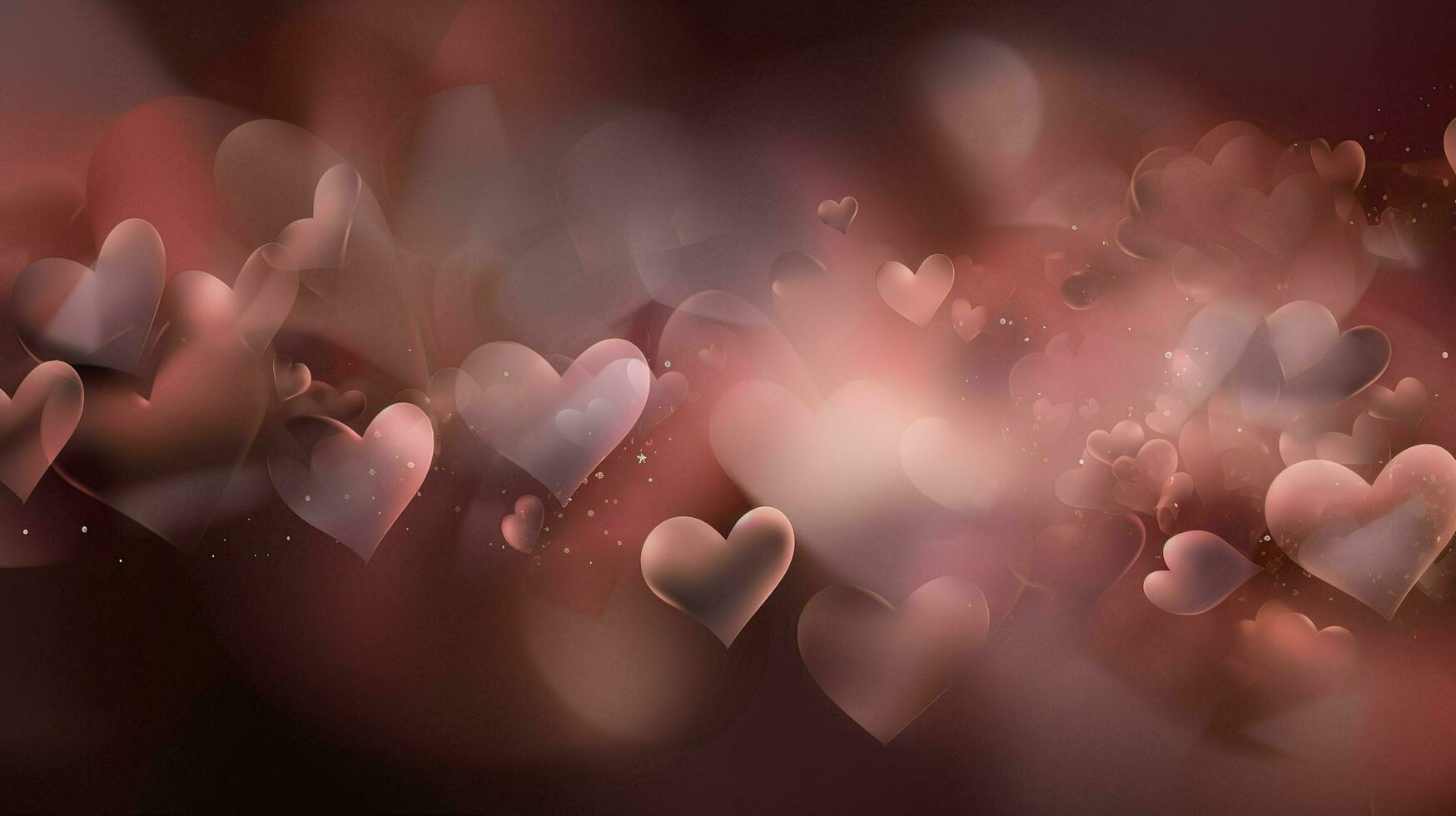 valentine's backgrounds free for desktop love wallpaper for, in the style of light magenta and light bronze, realistic usage of light and color, light red and red, generat ai photo