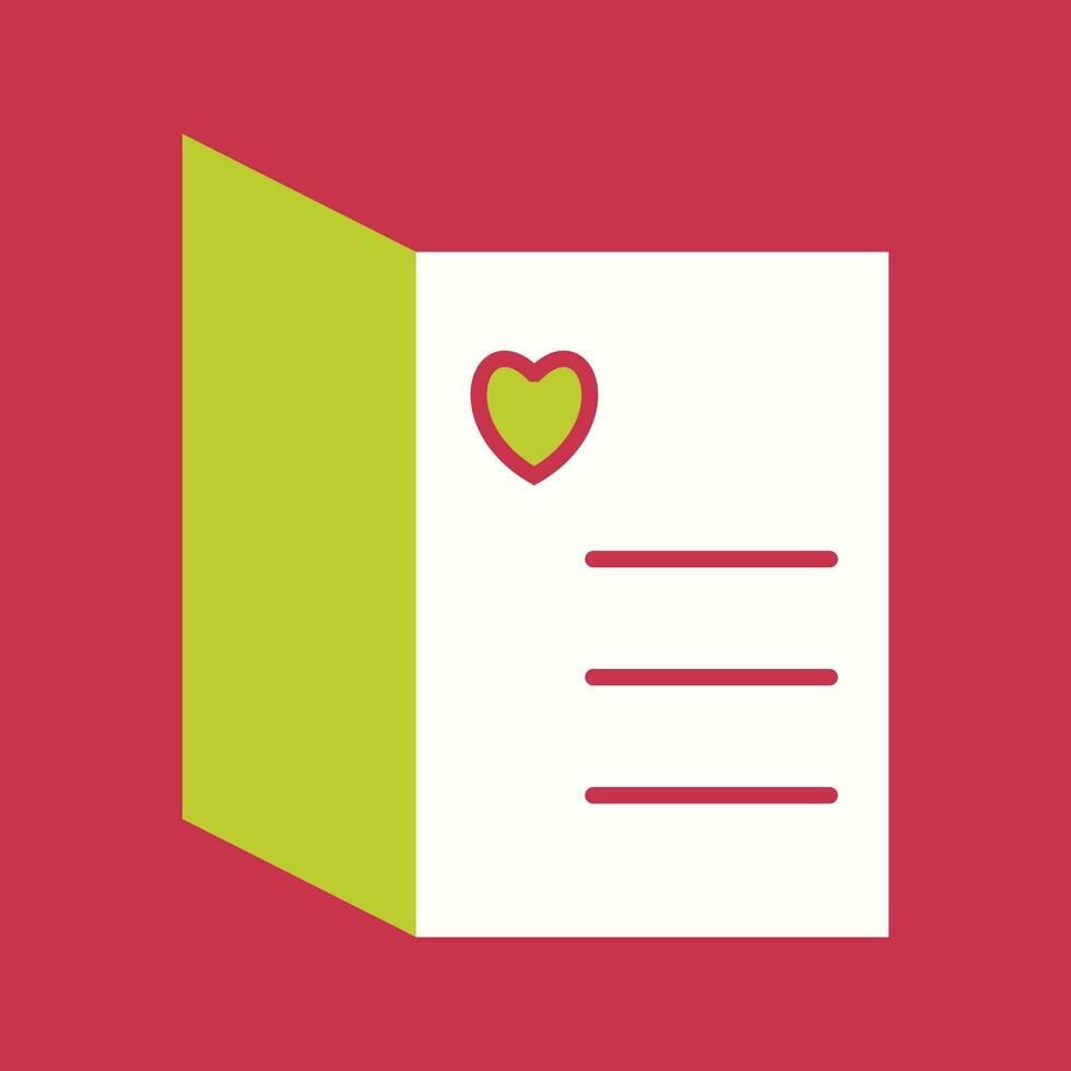Open Card Vector Icon