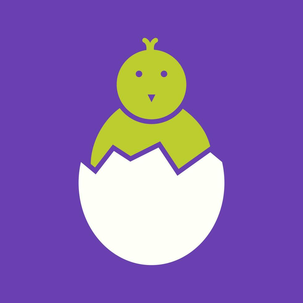 Hatched Egg Vector Icon