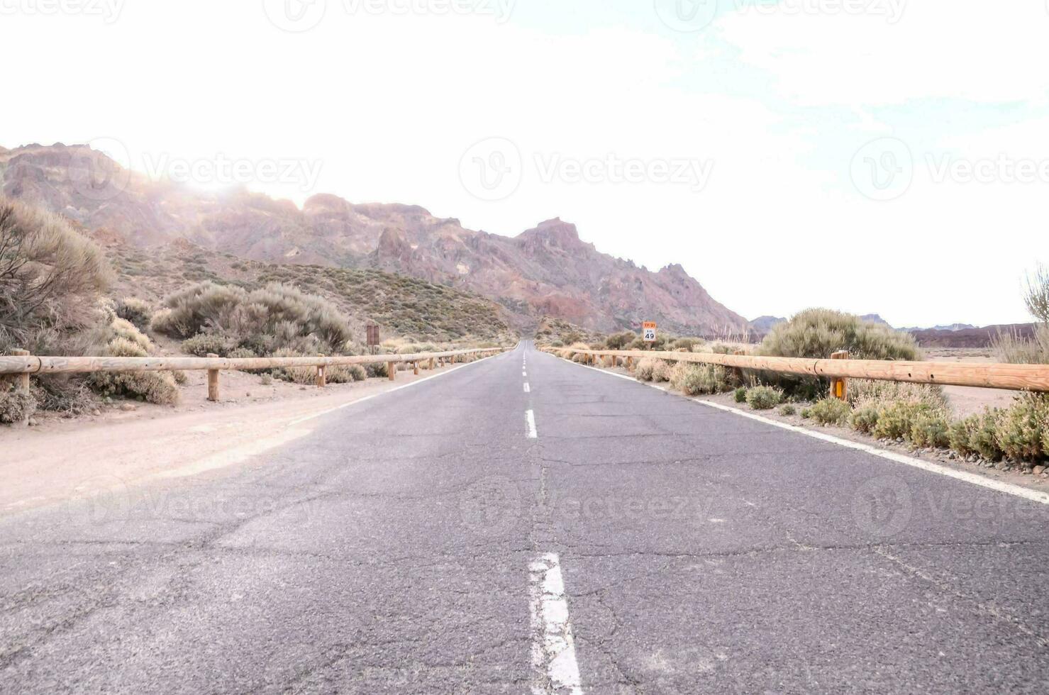 Scenic road view photo