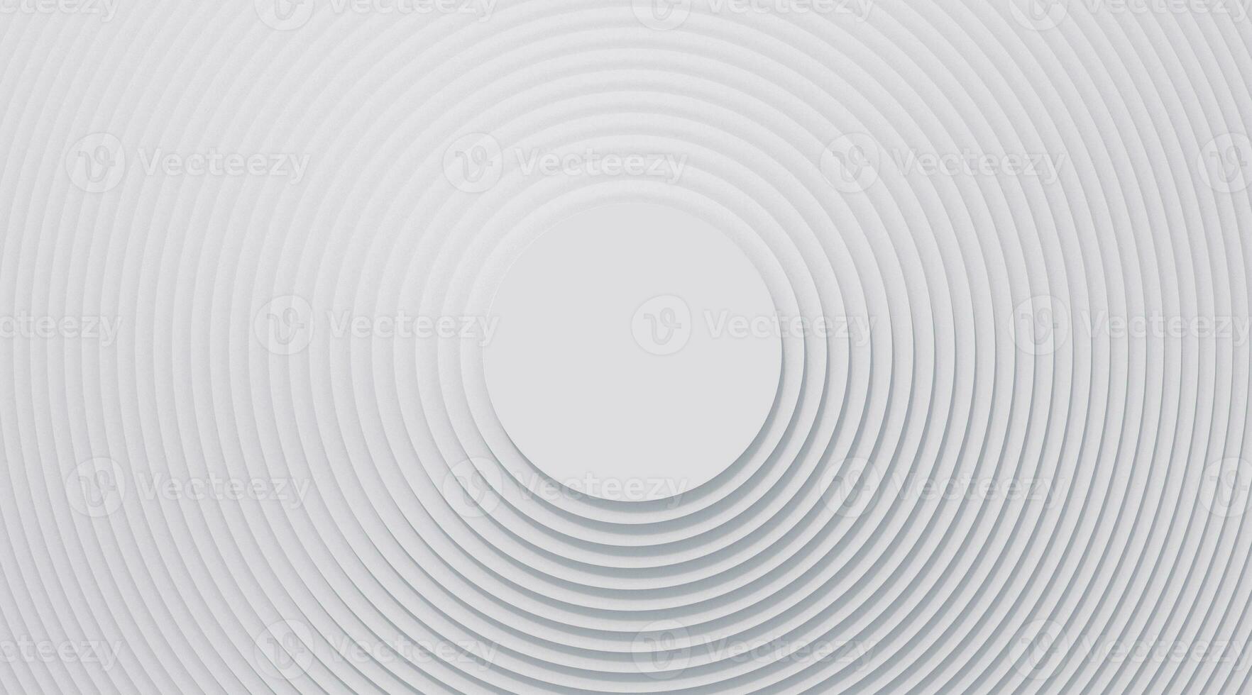 3d rings on Abstract geometric white background for business template. photo