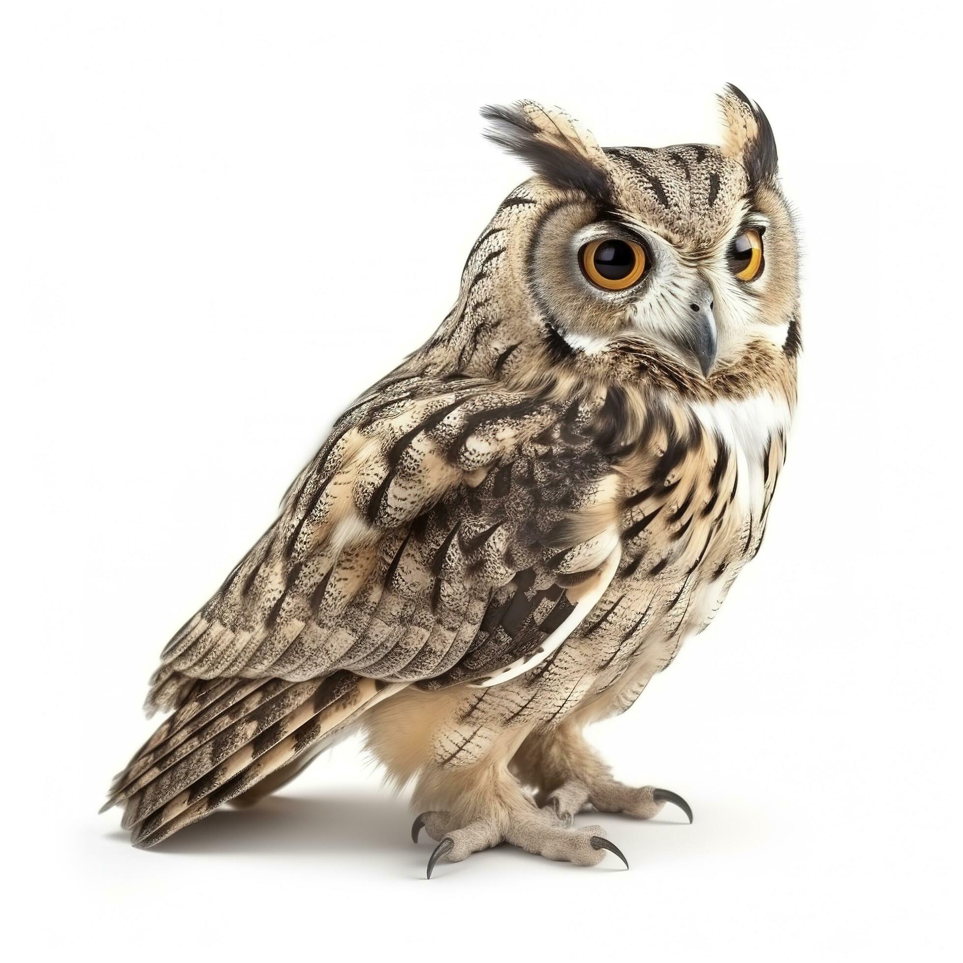 owl isolated on white background, generate ai 23387262 Stock Photo at  Vecteezy