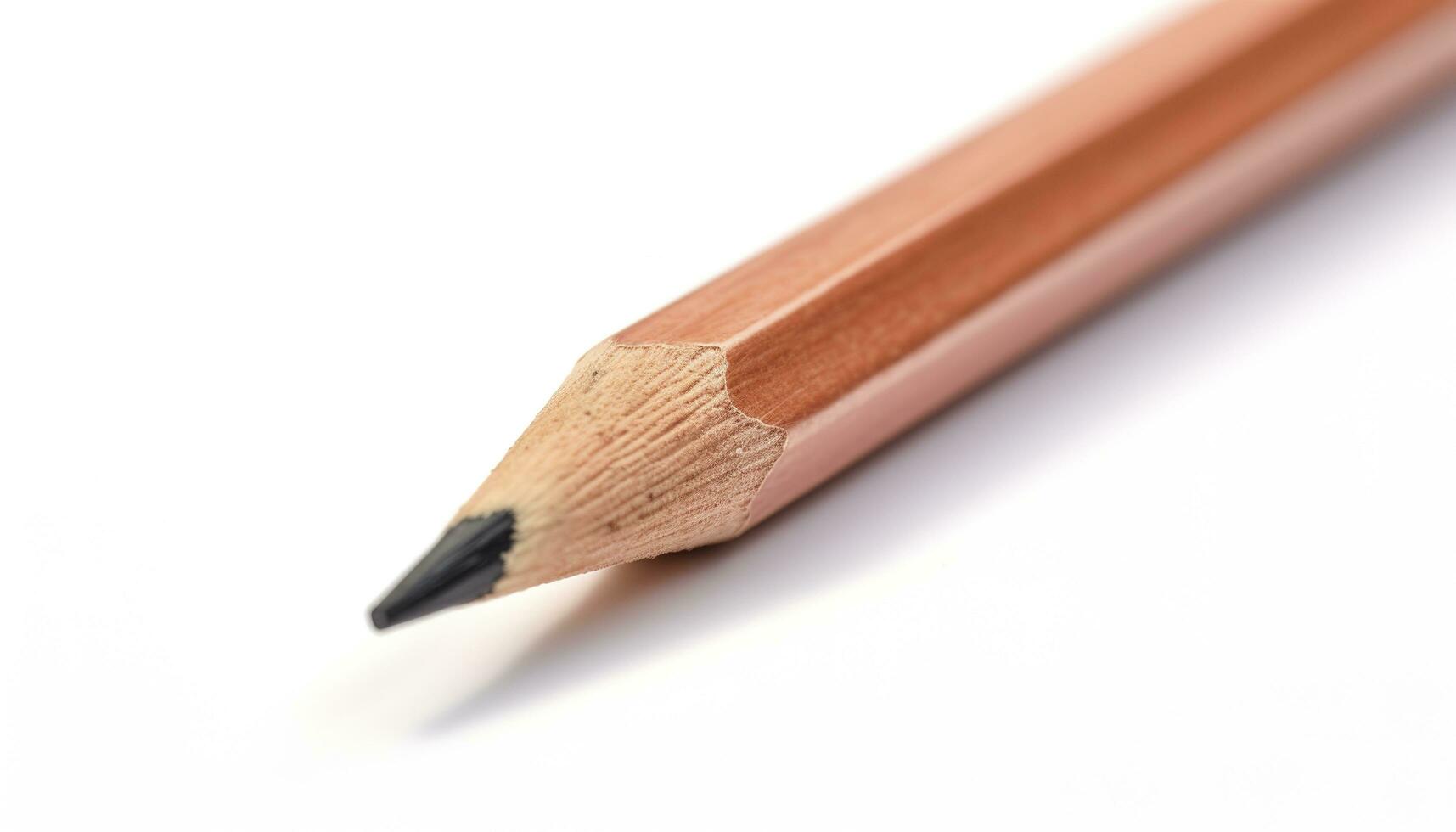 Pencil isolated on white background, generate ai photo