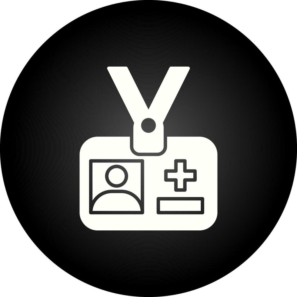 Medical Id Vector Icon