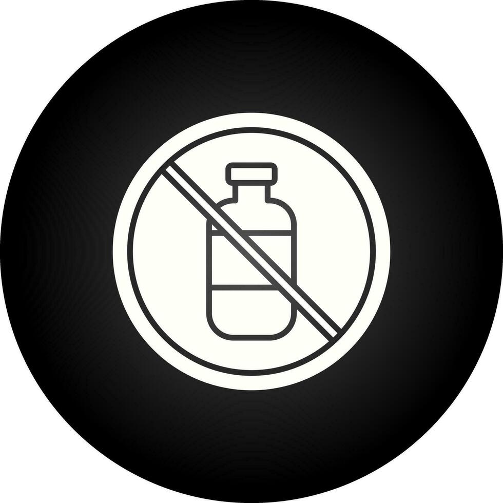 No Liquids Vector Icon