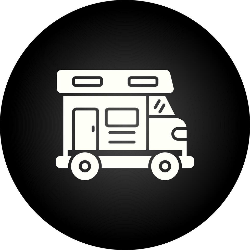 Camper Van Vector Icon