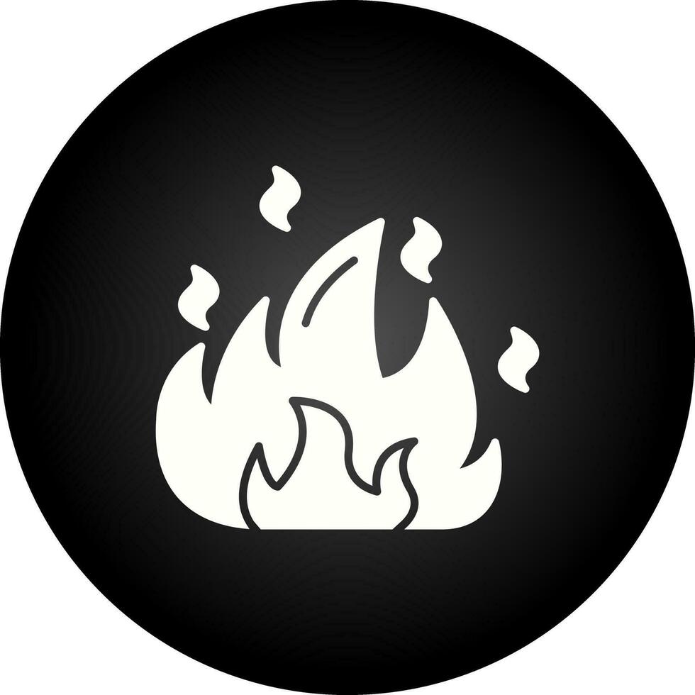 icono de vector de fuego