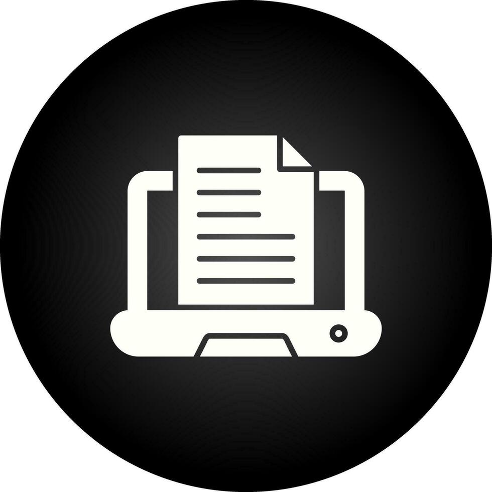 Content Writing Vector Icon