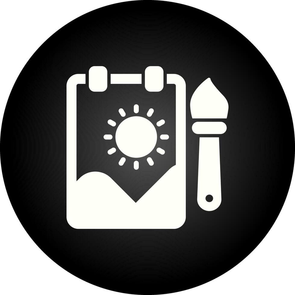 Childrens Painting Vector Icon