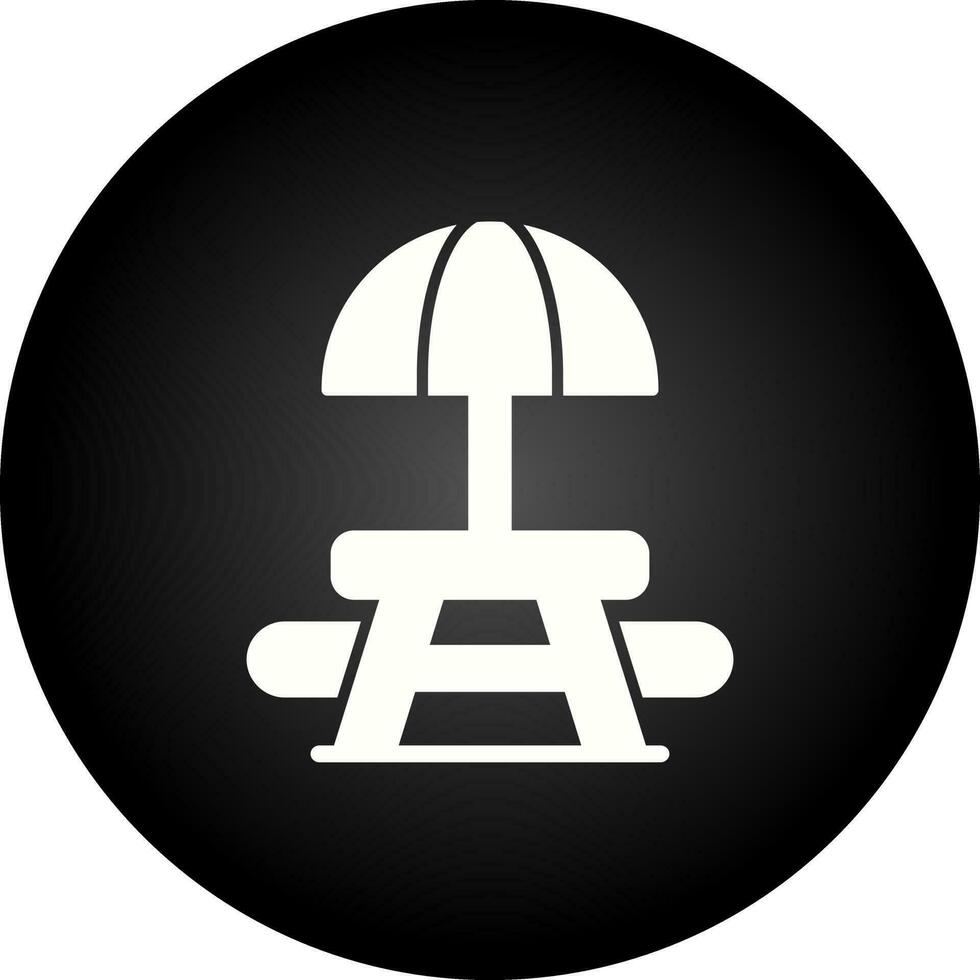 Picnic Table Vector Icon
