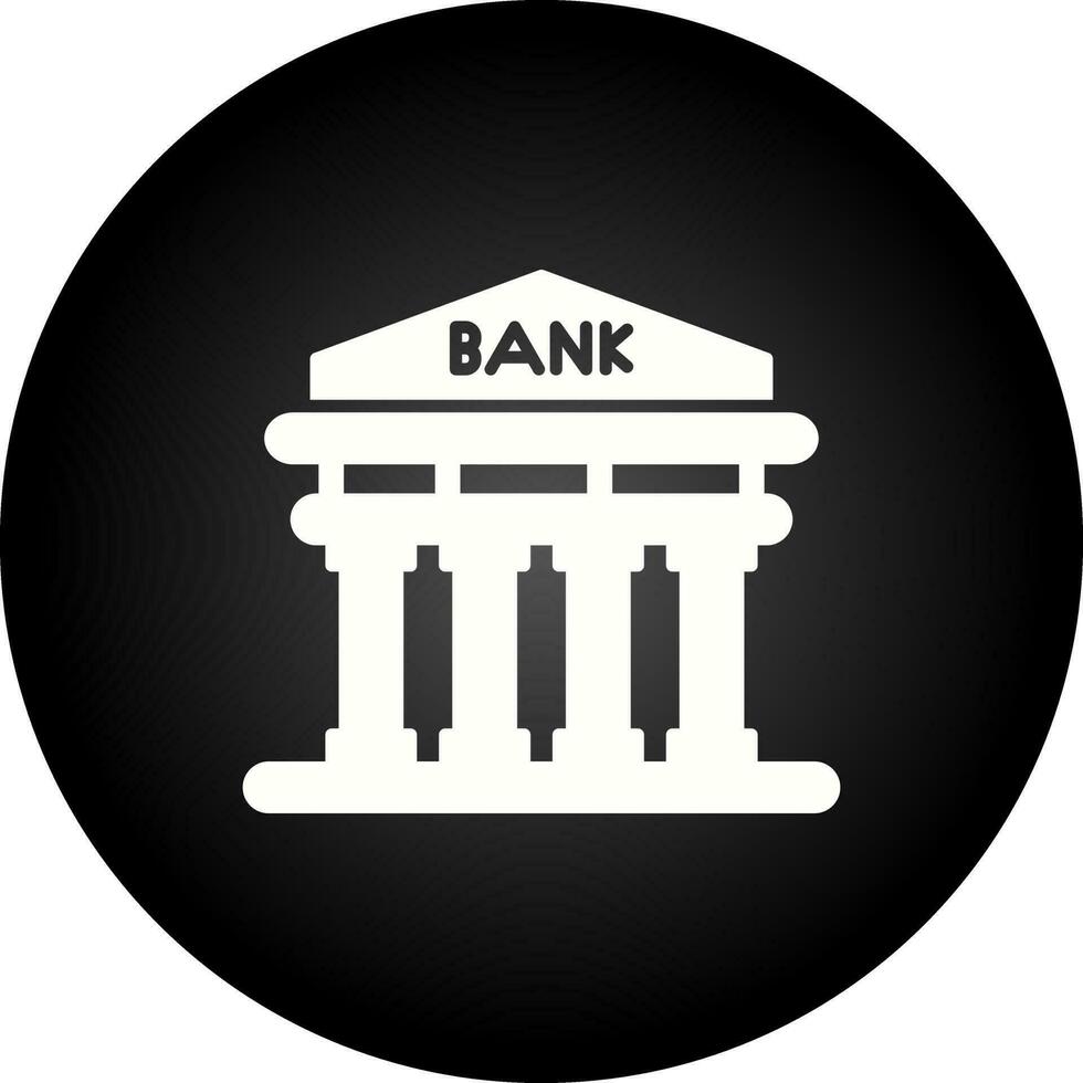 icono de vector de banco