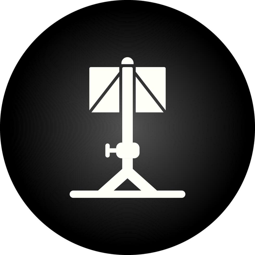 icono de vector de soporte de música