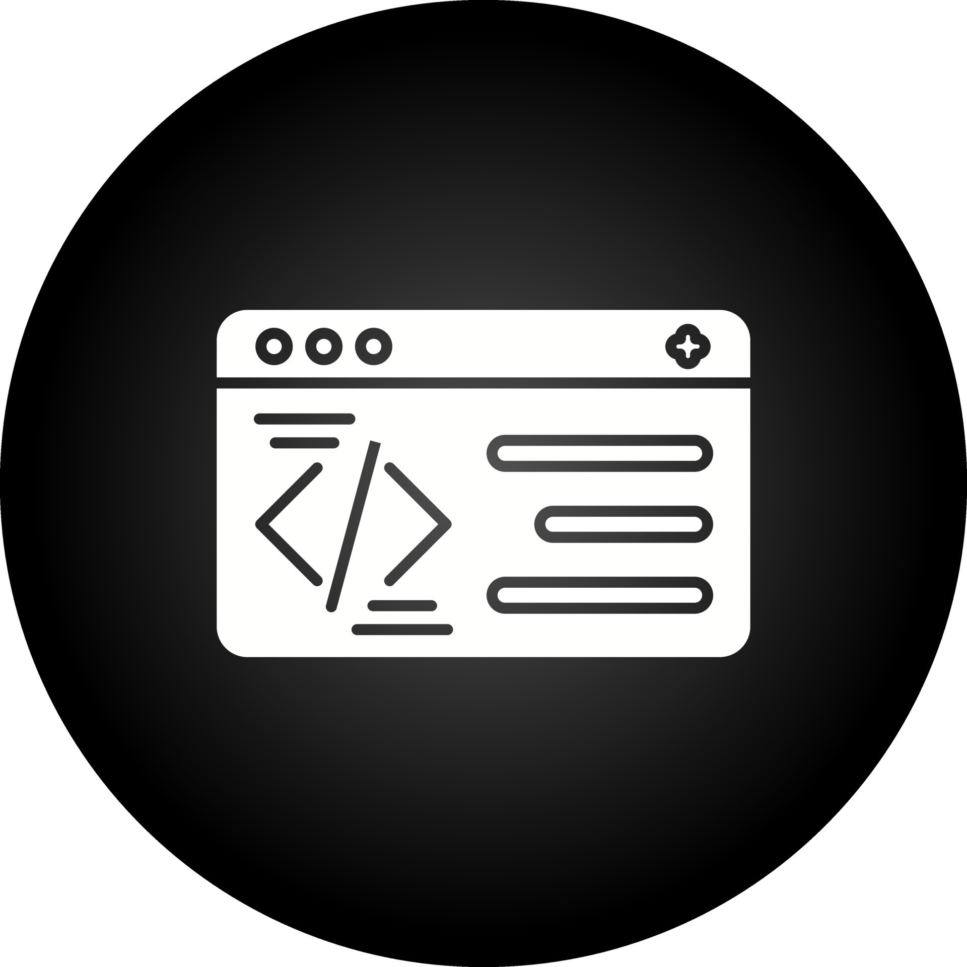 Programming Vector Icon 23388235 Vector Art at Vecteezy