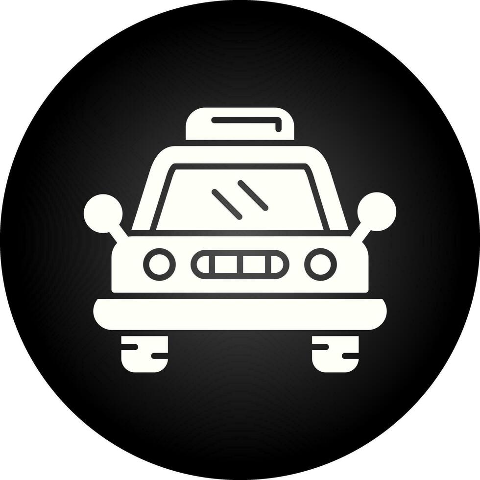 icono de vector de taxi